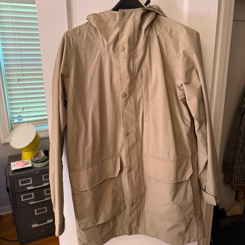 Uniqlo Windproof Hooded Coat Beige XS